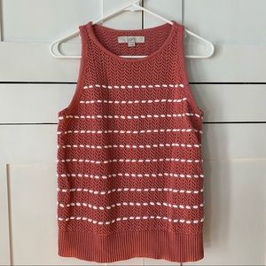 [LOFT] Cotton Sweater Knit Tank